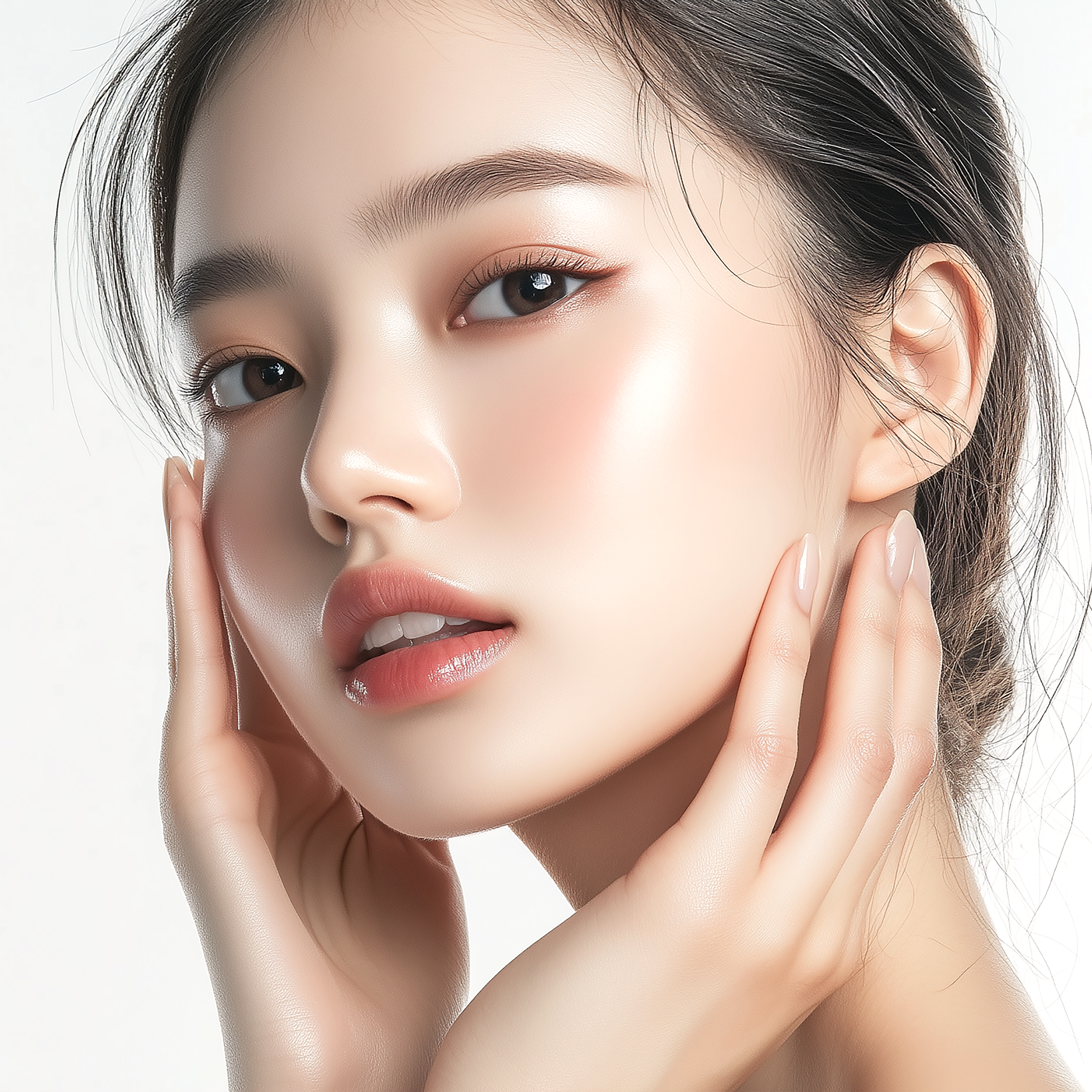 นางแบบที่สัมผัสได้ถึงผลลัพธ์ของ idPN injection ในการปรับสภาพผิวและลดริ้วรอยเล็ก ๆ