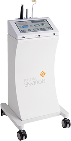 ภาพถ่ายจริงของเครื่องไอออนไซม์ที่ช่วยป้องกันริ้วรอย