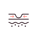 ไอคอนอธิบายผลลัพธ์ของ Legato2 - ลดรอยแผลเป็น กระชับรูขุมขน ลดริ้วรอย ฟื้นฟูผิว และลดรอยแตกลาย