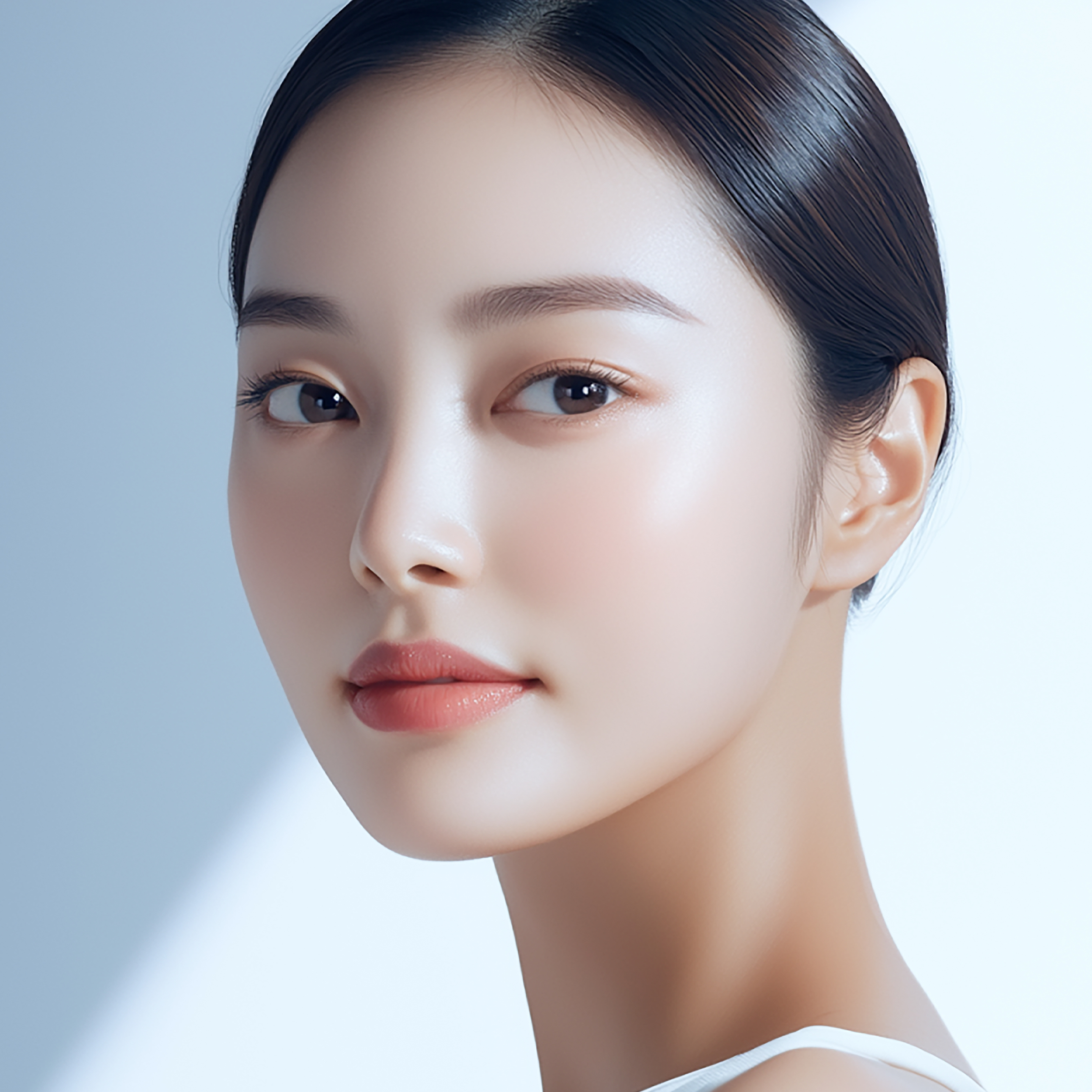 นางแบบที่รูขุมขนเล็กลงและรอยบนใบหน้าจางลงหลังทำ Secret Laser